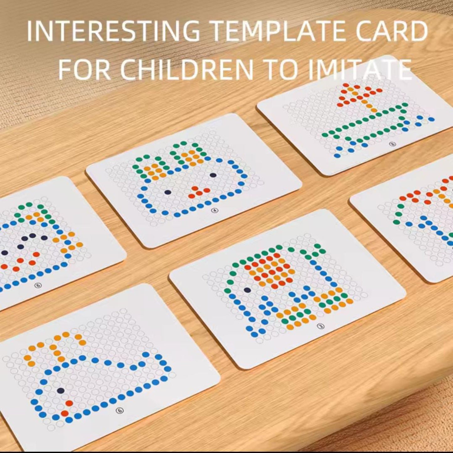 Kids Magnetic Bead Puzzle Board Toy