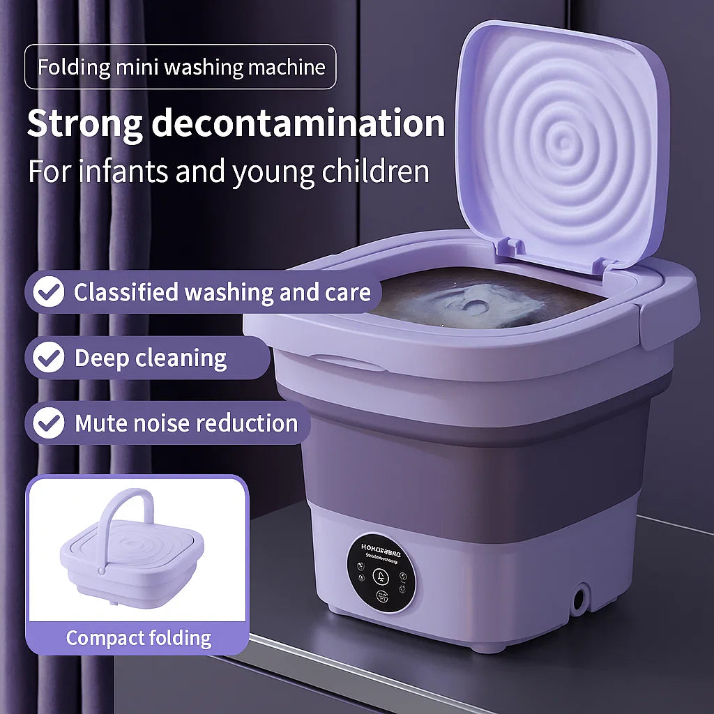 Mini Foldable Washing Machine with dryer