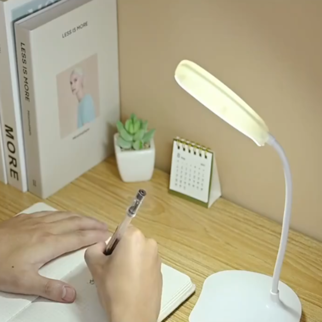 Portable Touch Desk Lamp – Eye Protection, 3 Brightness Levels, USB Rechargeable Table Light