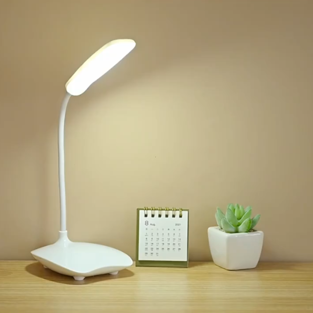 Portable Touch Desk Lamp – Eye Protection, 3 Brightness Levels, USB Rechargeable Table Light