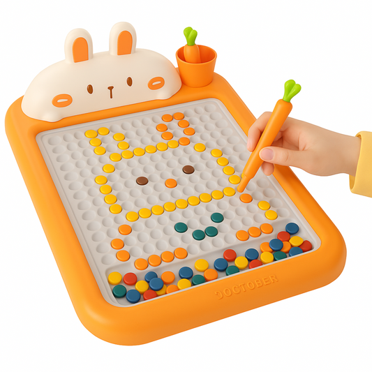 Kids Magnetic Bead Puzzle Board Toy