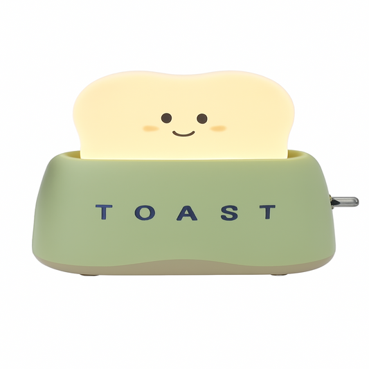 Toast-Shaped Night Light - Cute & Functional LED Light for Home Decor