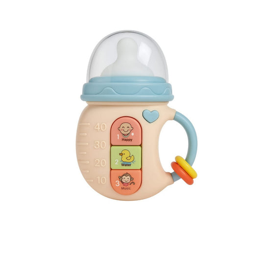 Educational Baby Feeder – Interactive Bottle Toy with Colorful LED and Soothing Songs